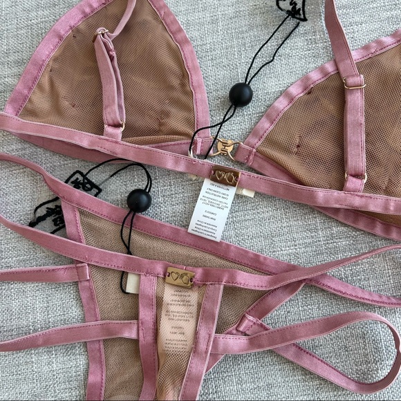 For Love & Lemons Emma Illusion 2 PIECE SET! - Picture 11 of 14